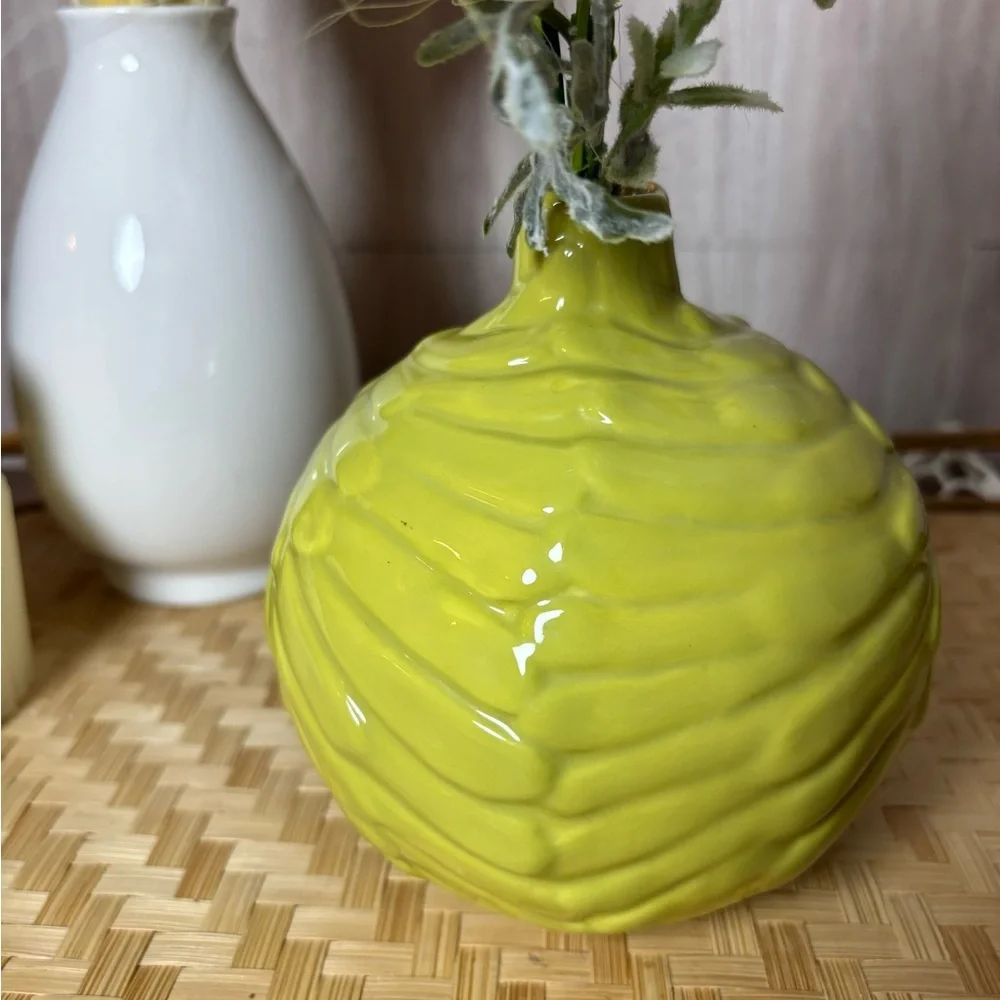 Studio B by Brenda Holzke Lime Green Vase
